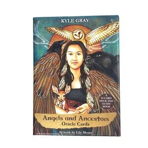 Angels and Ancestors Oracle Cards by Kyle Gray 55 Card Deck Spiritual Guidebook